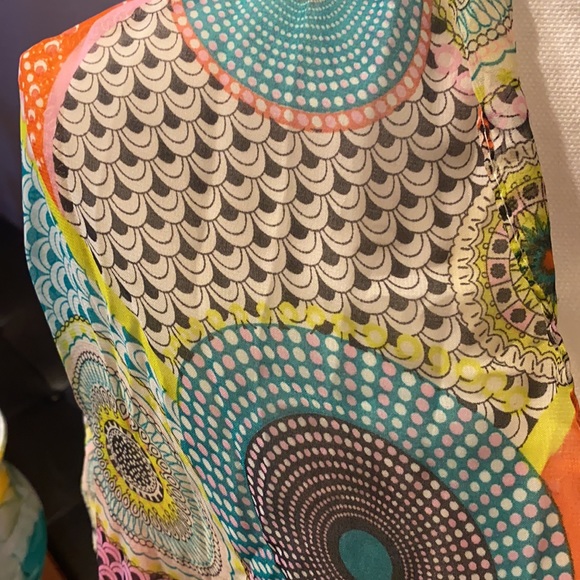 3/$20 Amazing multicolored sheer mandala scarf! - Picture 15 of 16